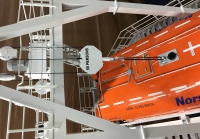 customized model of 自由落体式升降艇及艇架系统